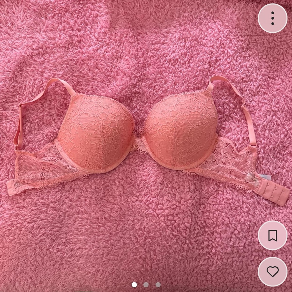 Urban Outfitters Pink Lace Underwire Bra